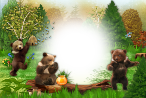 Фотоэффект с тремя медведями