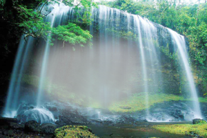 Фотоэффект для фото с водопадом