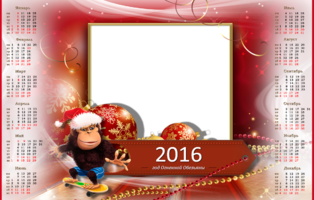 Календарь на год огненной обезьяны