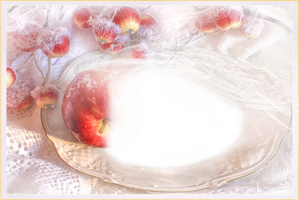 Фотоэффект с зимними яблоками