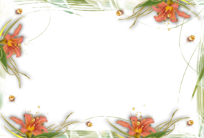 Рамка-накладка с лилиями
