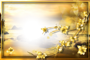 Фотоэффект с золотым закатом